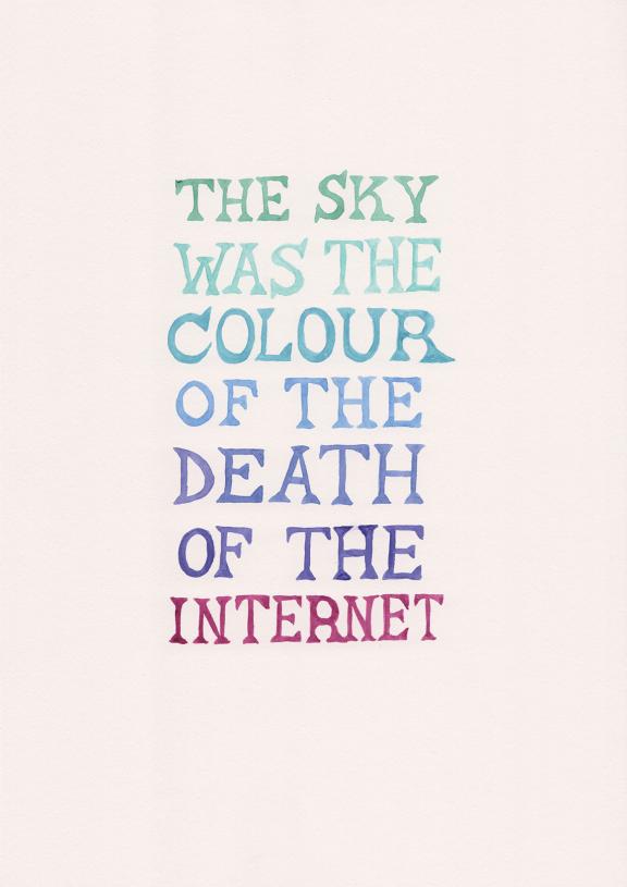Suzanne Treister, Survivor (F)/The Sky Was The Colour Of The Death Of The Internet, 2016-2019