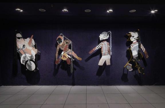 Evi Kalogiropoulou, She was honored by having a bronze statue of a chariot, 2020. 