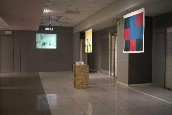 Samson Kambalu, Beni Flag, 2019.  