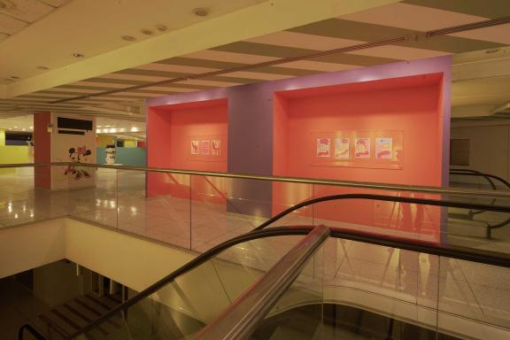 Aristeidis Lappas. Studies on Sphynx and Texture Pattern, 2020. (left) Study for Byzas I-IV, 2020 (right). 