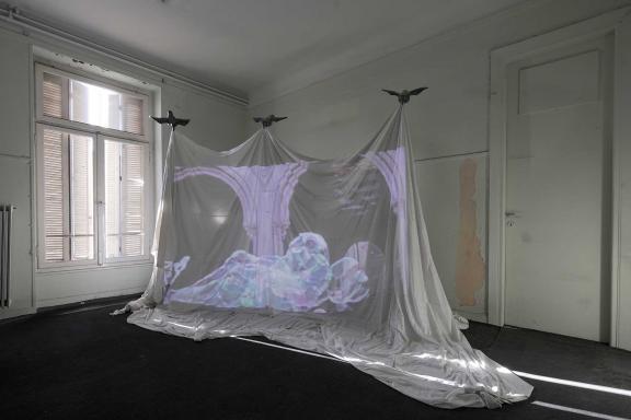 Kris Lemsalu & Kyp Malone, Airing Dirty Laundry, 2021.