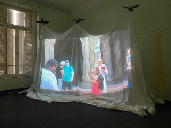 Kris Lemsalu & Kyp Malone, Airing Dirty Laundry, 2021.