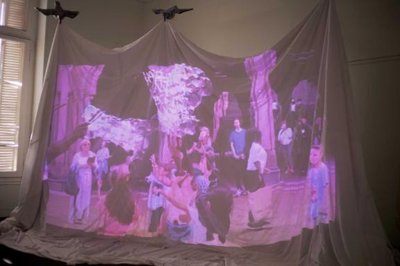 Kris Lemsalu & Kyp Malone, Airing Dirty Laundry, 2021.