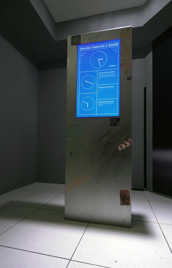 Nascent (Paul Seidler & Max Hampshire) in cooperation with Amy Ireland, Temporal Secessionism (Machine Time), 2021.