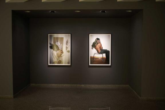 Kayode Ojo, Closed Audition: Boohoo Plus Verity Slinky Plunge Split Maxi Dress, 2018.