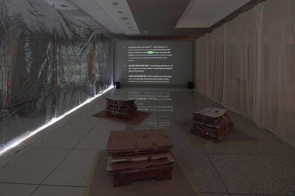 Erica Scourti, Exit Scripts, 2018. 