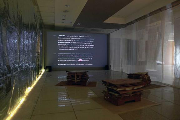 Erica Scourti, Exit Scripts, 2018. 