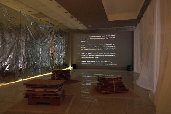 Erica Scourti, Exit Scripts, 2018. 