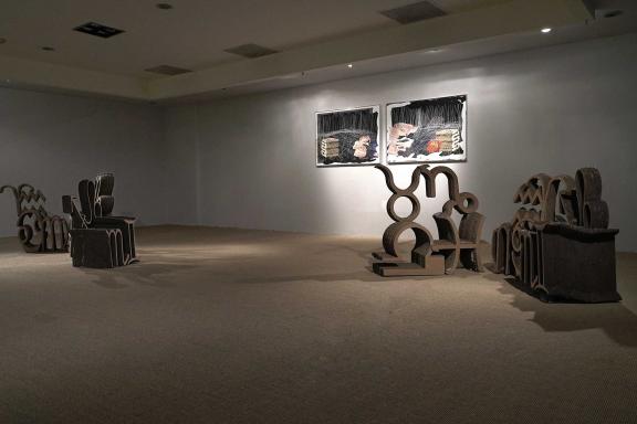 Valinia Svoronou. General Installation View view at the 7th Athens Biennale 2021 ECLIPSE