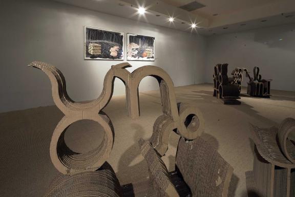 Valinia Svoronou. General Installation View  at the 7th Athens Biennale 2021 ECLIPSE