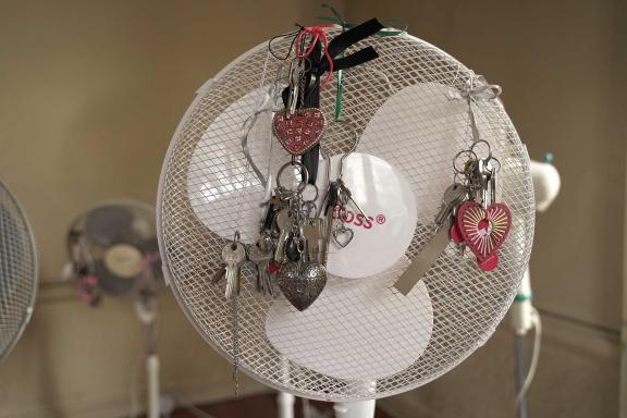 Iris Touliatou, EMOTIONAL INFINITY (the sound of them coming back amplified and looped), 2021. 