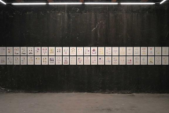 Suzanne Treister, From SURVIVOR (F) to The Escapist BHST (Black Hole Spacetime), 2016-2019.