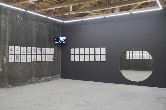 Suzanne Treister, From SURVIVOR (F) to The Escapist BHST (Black Hole Spacetime), 2016-2019.