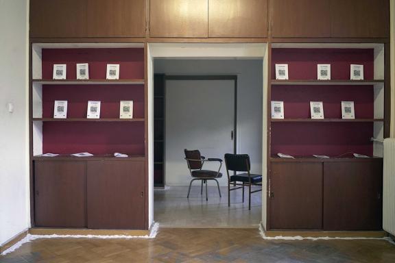 manuel arturo abreu, A Zombie Reader for the Seventh Athens Biennale: ECLIPSE, 2021. Cascarilla Layer, 2021. 