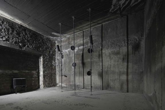 Billy Bultheel, Athens, Song I-IV, 2020-2021. Installation view at the 7th Athens Biennale 2021 ECLIPSE, photo: Nysos Vasilopoulos.