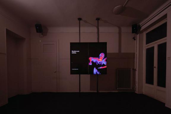 DETACH (Voltnoi & Quetempo), Invisible Futures, 2021. Installation view at the 7th Athens Biennale 2021 ECLIPSE, photo: Nysos Vasilopoulos.