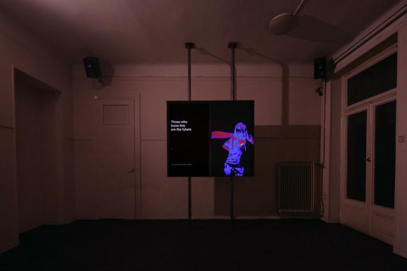 DETACH (Voltnoi & Quetempo), Invisible Futures, 2021. Installation view at the 7th Athens Biennale 2021 ECLIPSE, photo: Nysos Vasilopoulos.