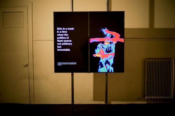 DETACH (Voltnoi & Quetempo), Invisible Futures, 2021. Installation view at the 7th Athens Biennale 2021 ECLIPSE, photo: Nysos Vasilopoulos.