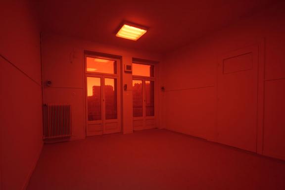 Deborah Joyce Holman & Yara Dulac Gisler with contributions by B Covington Sam-Sumana, FALSE PRPHT & Suutoo, Untitled (in rage), 2021. Installation view at the 7th Athens Biennale 2021 ECLIPSE, photo: Nysos Vasilopoulos.