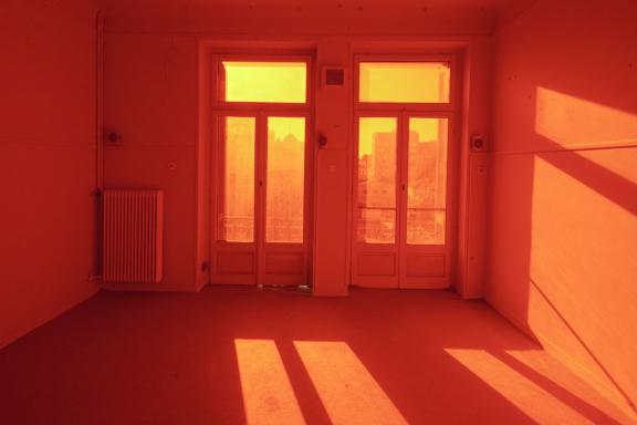 Deborah Joyce Holman & Yara Dulac Gisler with contributions by B Covington Sam-Sumana, FALSE PRPHT & Suutoo, Untitled (in rage), 2021. Installation view at the 7th Athens Biennale 2021 ECLIPSE, photo: Nysos Vasilopoulos.