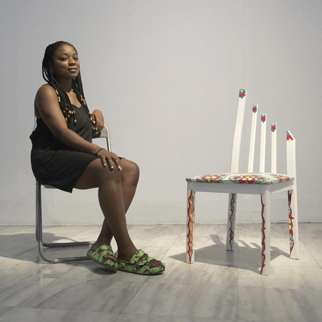 Yinka Ilori Chairs Workshop Jessica